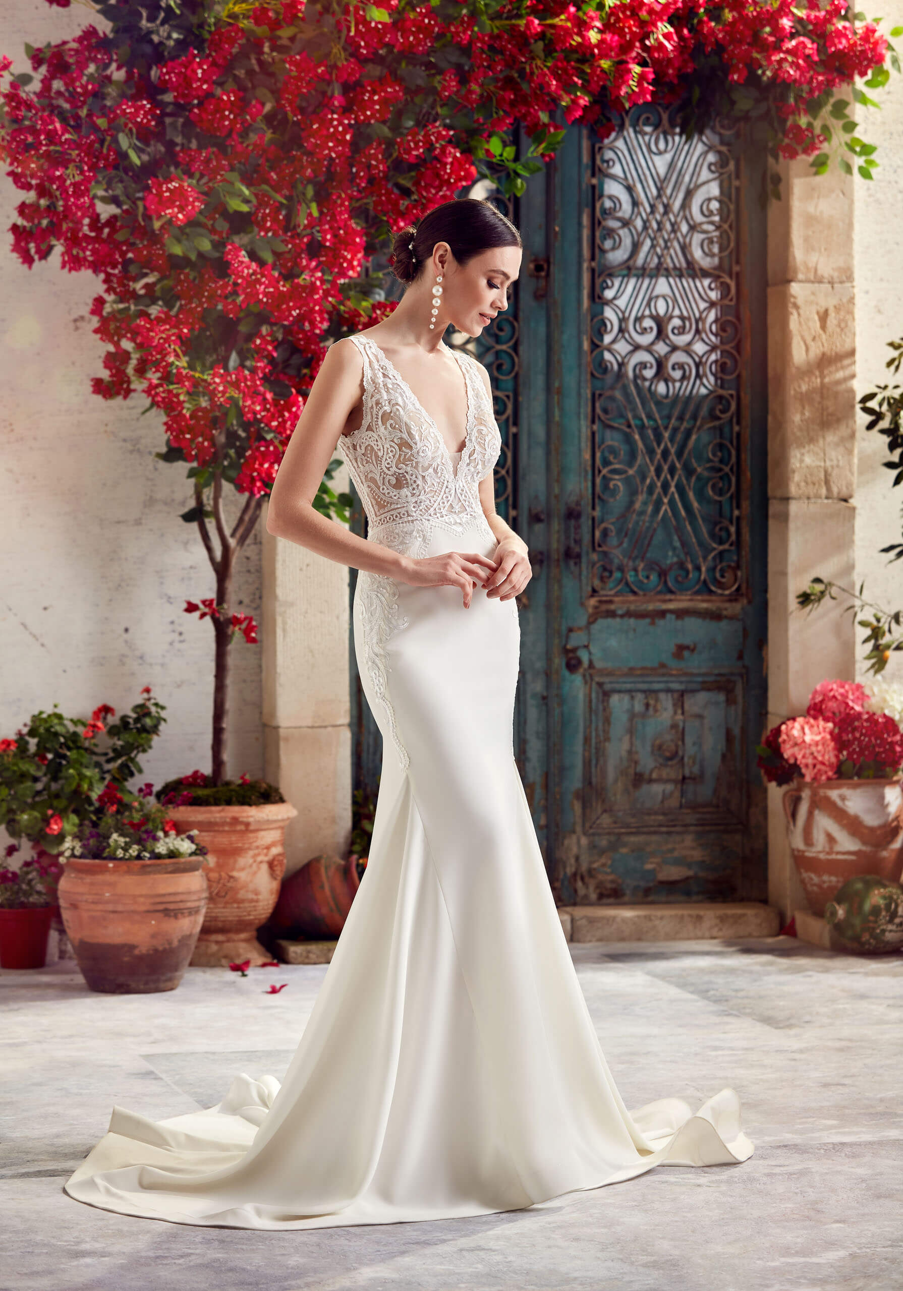 Alyce Paris 7016 V-Back Bridal Gown - Belmeade Women's Formal Wear