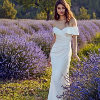 Alyce Paris 7059 Off-The-Shoulder Chic Bridal Gown