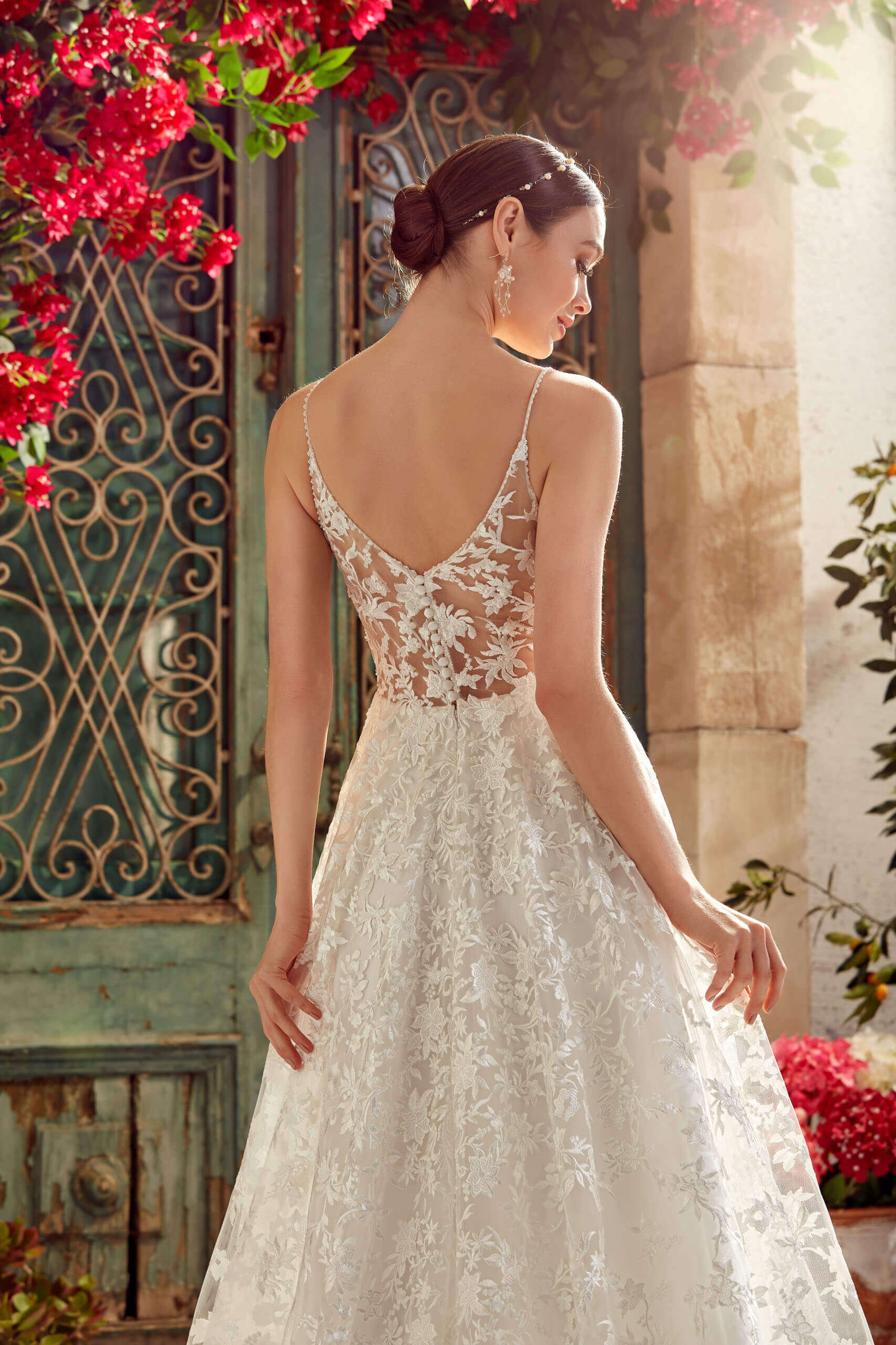 green emerald velvet dress Kellen by Sottero and Midgley: Elegant Wedding Gown Details